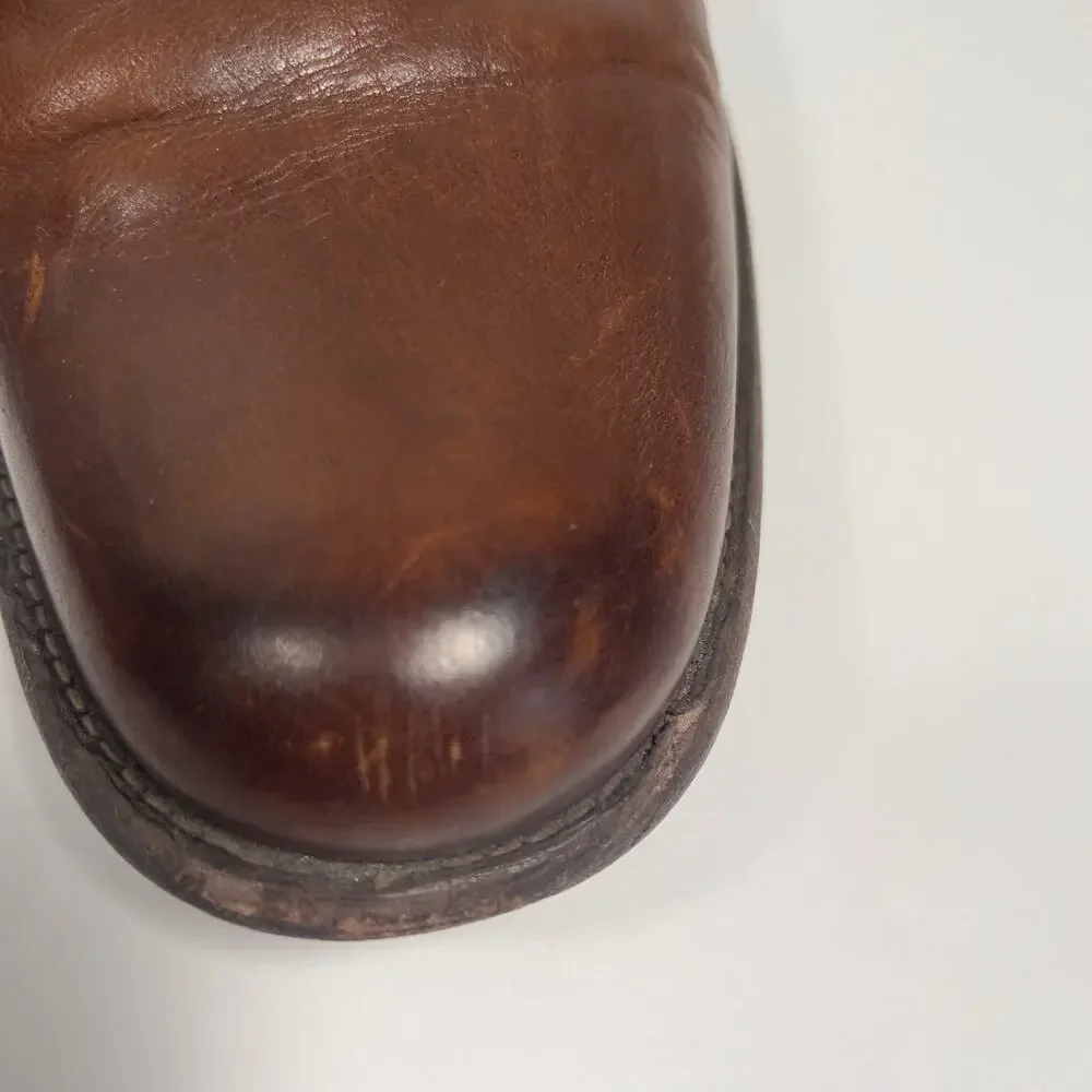 Frye James Plain Toe Leather Oxford Derby 19406 Dark Brown Size 11.5D Shoe